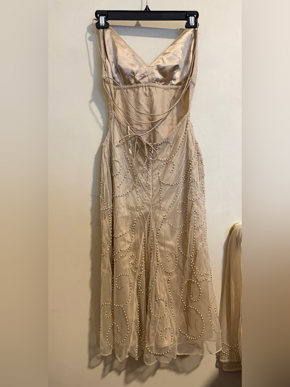 STUNNING Ivory Beaded Dress by SCALA